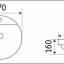 Умывальник CeramaLux 7067A