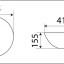 Умывальник CeramaLux 104MW