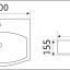 Умывальник CeramaLux 78014D