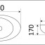 Умывальник CeramaLux 7807-1