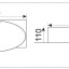 Умывальник CeramaLux STR4282B