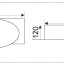 Умывальник CeramaLux STR4282B