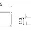 Умывальник CeramaLux 78104MW