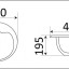 Умывальник CeramaLux 316
