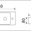 Умывальник CeramaLux 9048FL