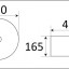 Умывальник CeramaLux C1056