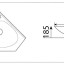 Умывальник CeramaLux 9068B
