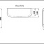 Умывальник CeramaLux D1303H004
