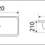 Умывальник CeramaLux 540F