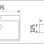 Умывальник CeramaLux D1338