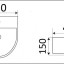 Умывальник CeramaLux 78370A